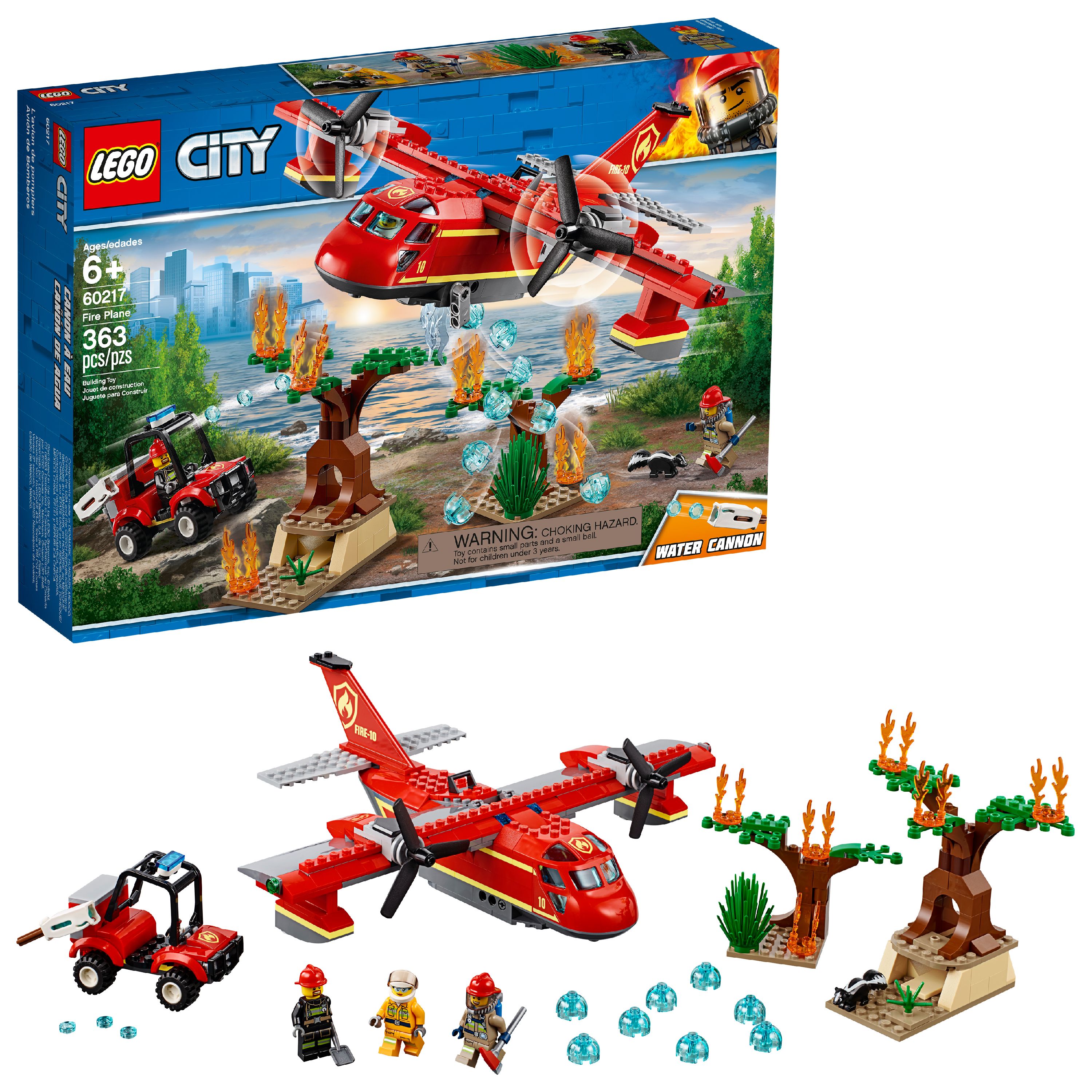 LEGO City Fire Plane 60217 Rescue Plane Building Set - image 1 of 8