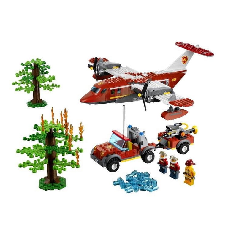 LEGO City Fire Plane Interlocking Block Building Set - Walmart.com