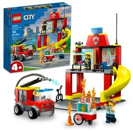LEGO 10969 Duplo Town Le Camion de Pompiers, Jouet de Construction, avec  Lumières et Sirène, Figurine Chat, Centre de Secours, Jeu Éducatif 2 Ans :  : Jeux et Jouets