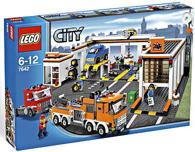 silhuet Hjemland Statistisk LEGO City Garage (7642) - Walmart.com