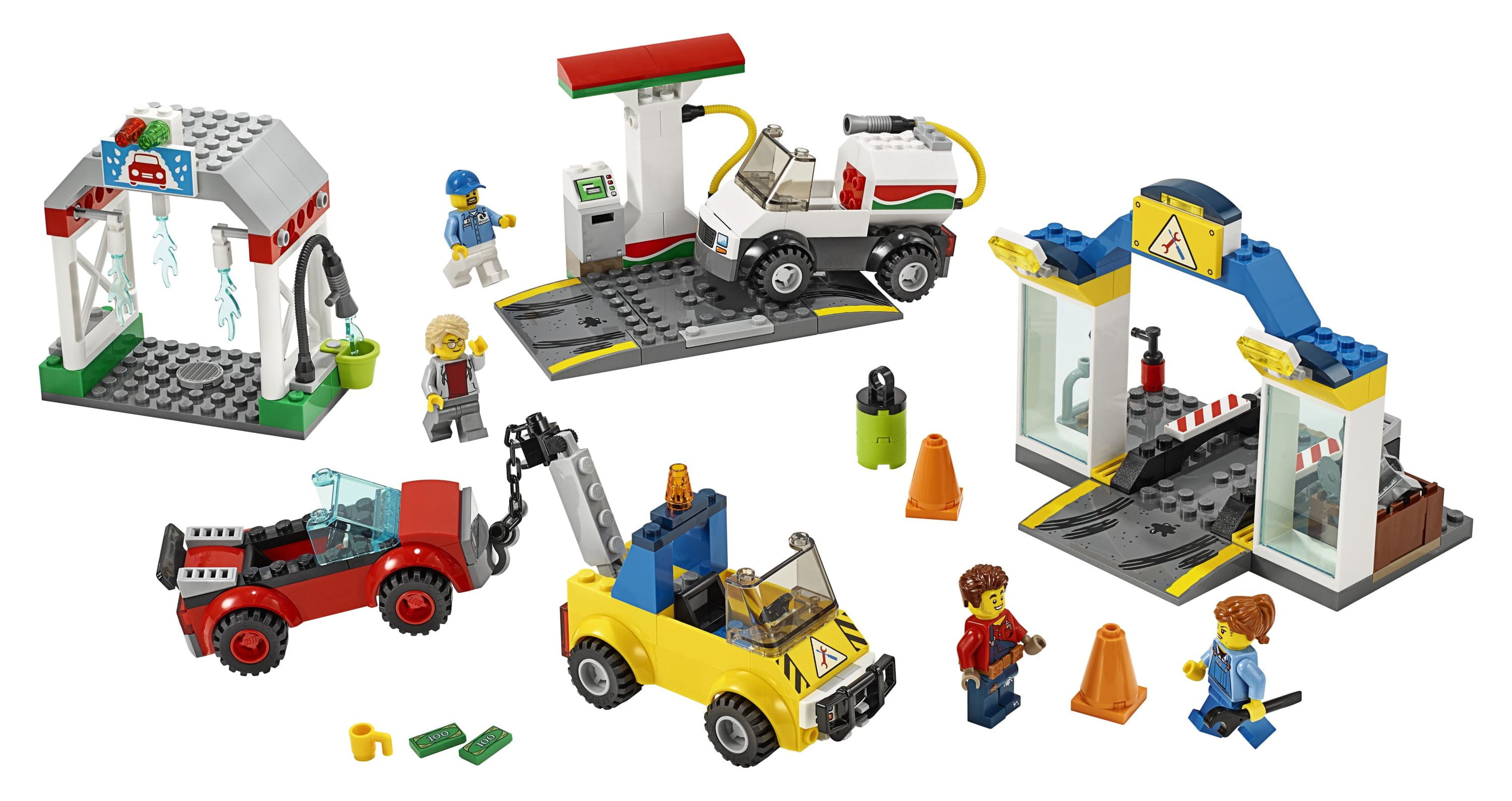 LEGO City Roadwork Truck 60284 Building Toy; Cool Roadworks Construction  Set for Kids (58 Pieces) 