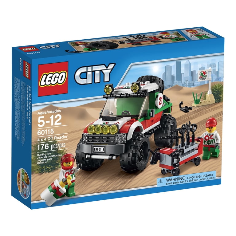 LEGO, City Great Vehicles 4 x 4 Off-Roader Kit, 60115, 176 Pieces