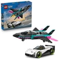 thumbnail image 1 of LEGO City Jet vs. Car Building Toys for Kids - Pretend Play Vehicles for Boys & Girls, Ages 6+ - Toy Car & Jet W/Driver & Pilot Minifigures - Gift Idea for Birthdays - 60489, 1 of 8