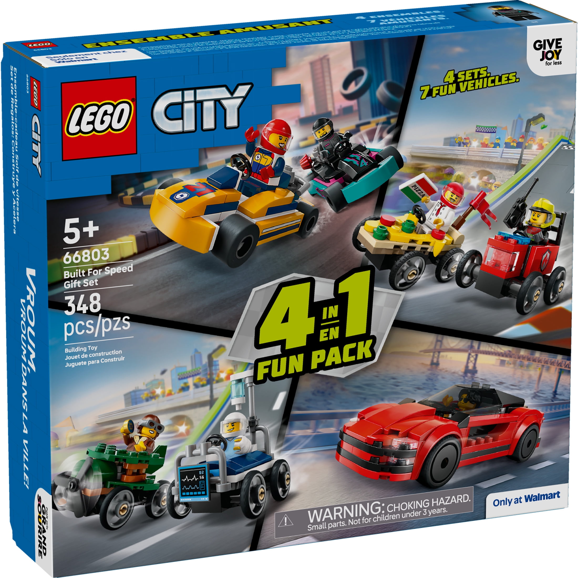 LEGO City Built For Speed Gift Set: Building Toy for Kids, Ages 5+