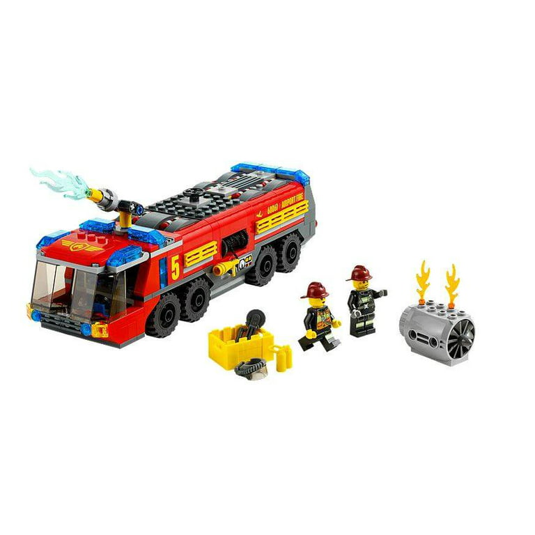 syv isolation læbe LEGO City Great Vehicles Airport Fire Truck Building Set - Walmart.com