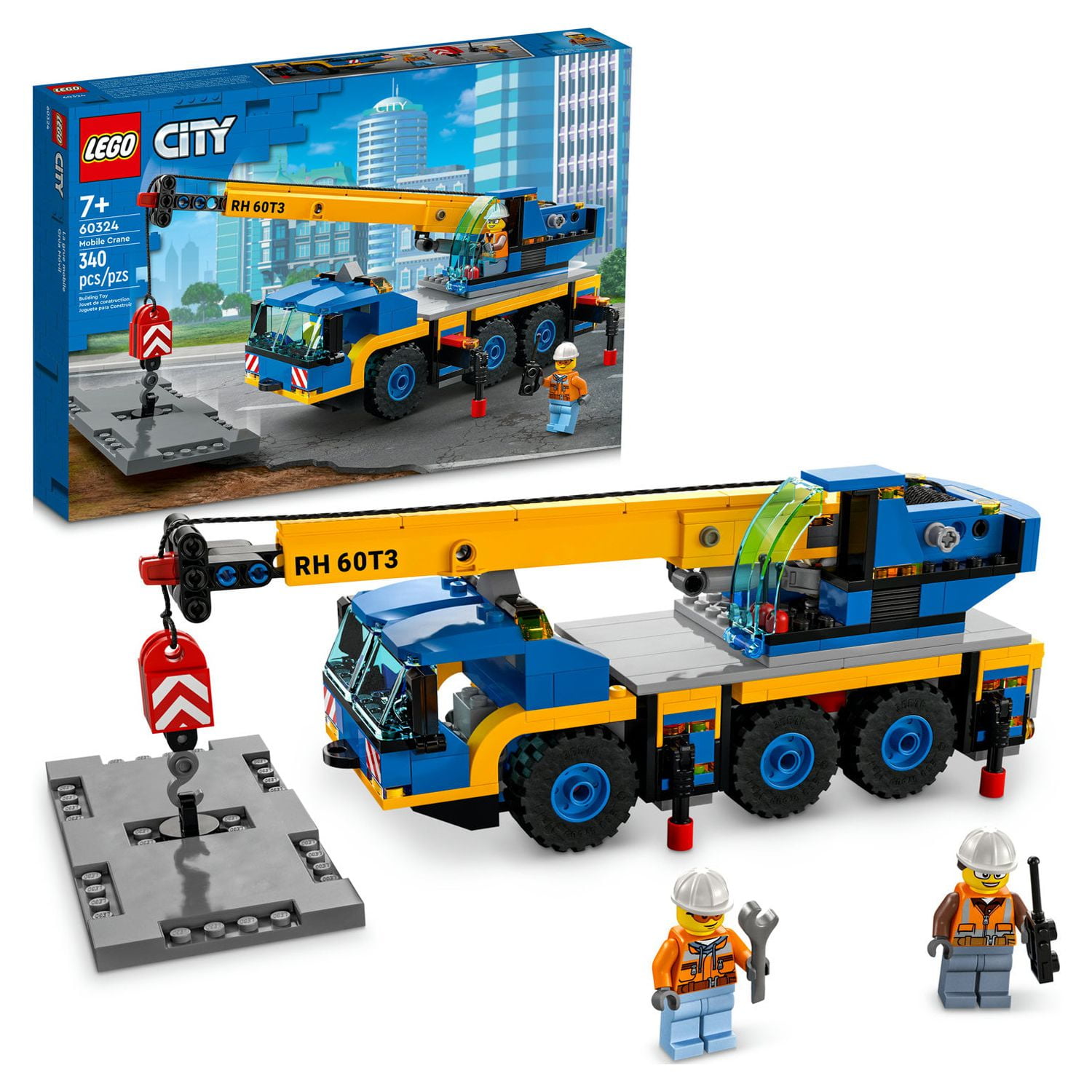 LEGO City Police Station with Van, Garbage Truck & Helicopter Toy 60316,  Gifts for 6 Plus Year Old Kids, Boys & Girls with 5 Minifigures and Dog Toy