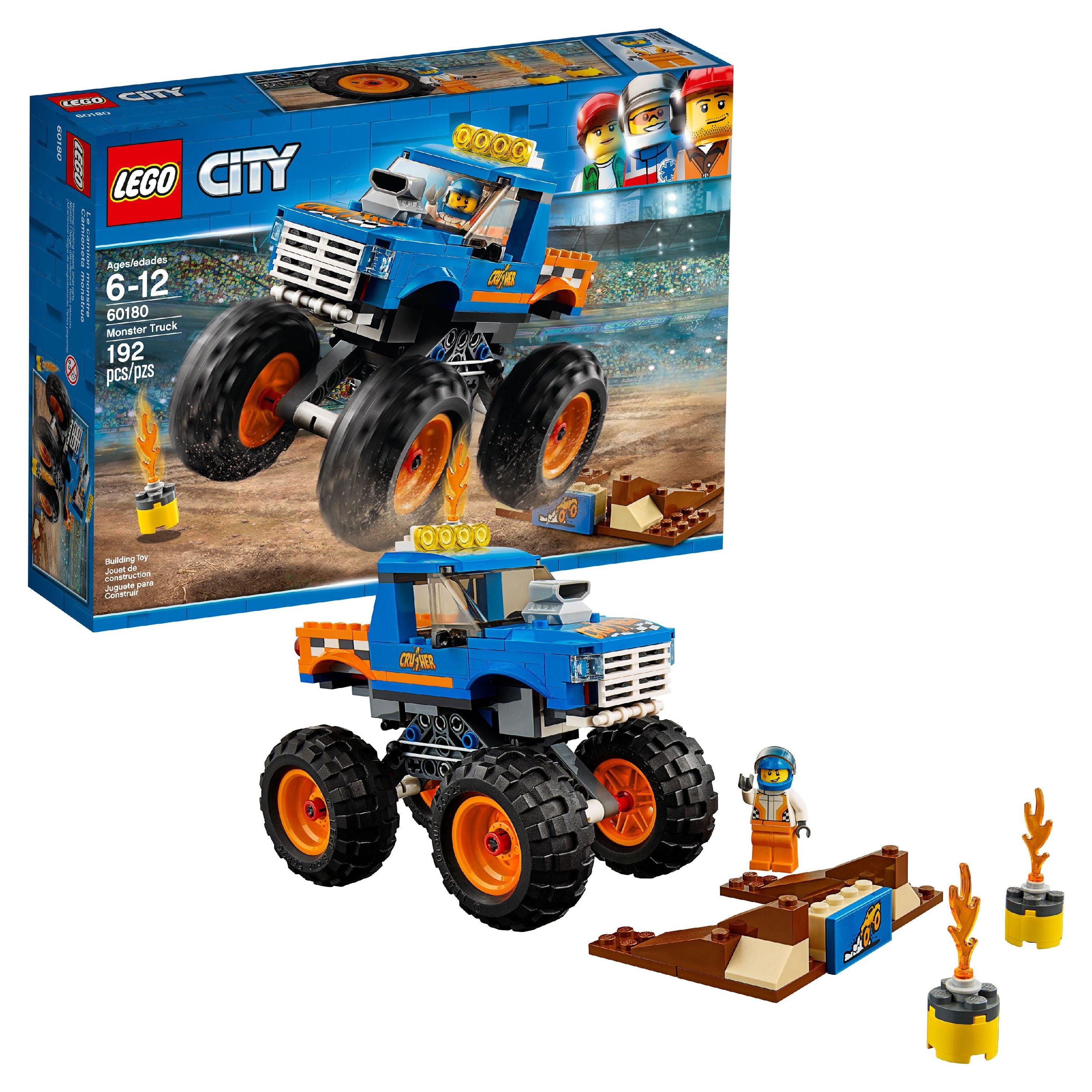 60180 MONSTER TRUCK lego LEGOS city town NEW 4x4 kit set race bigfoot  crusher