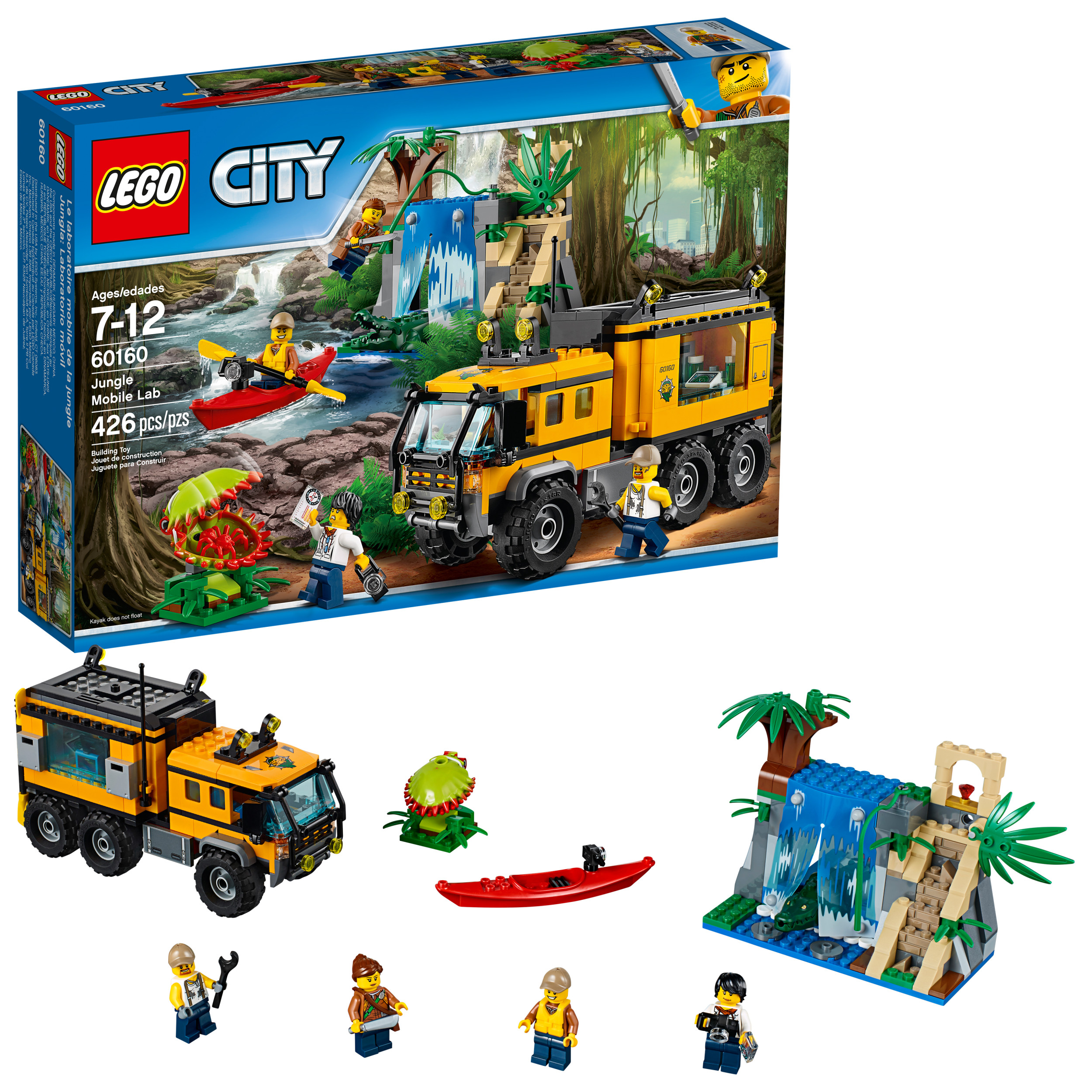 LEGO City Jungle Explorers Jungle Mobile Lab 60160 - image 1 of 7