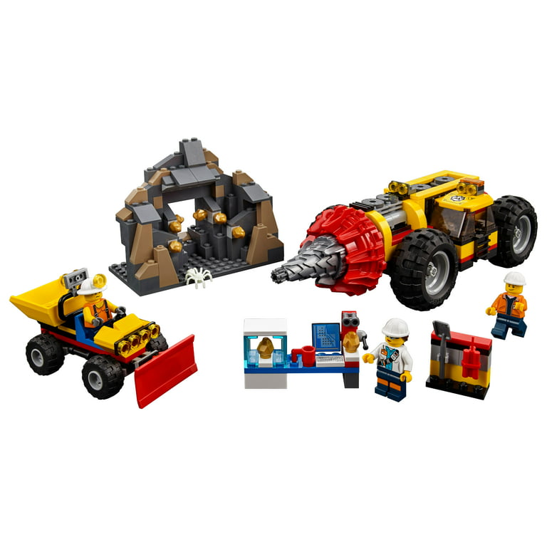 Nathaniel Ward trådløs Forudsige LEGO City Mining Heavy Driller 60186 Building Set (294 Pieces) - Walmart.com