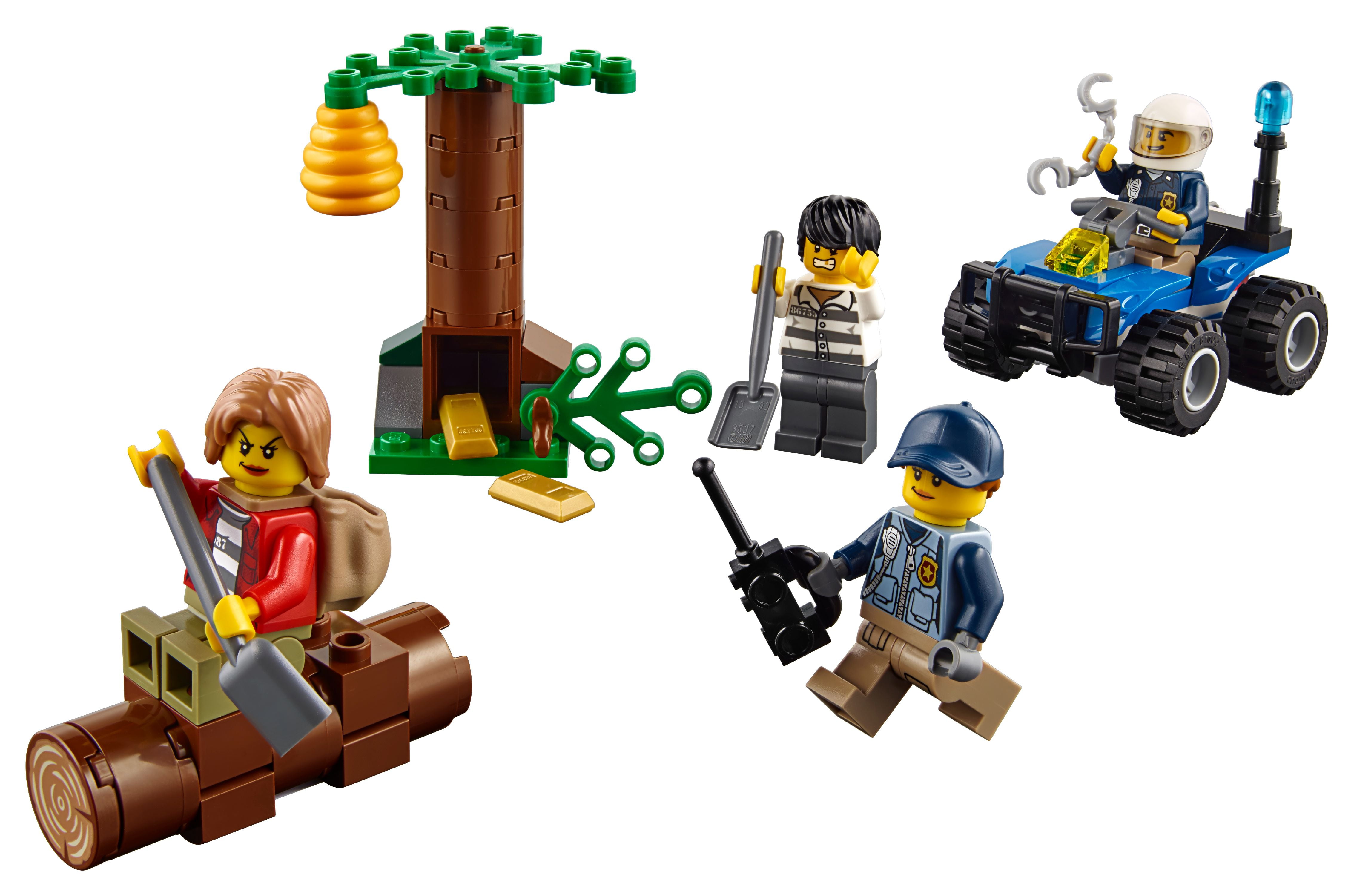 LEGO City Mountain Police Chase Interlocking Block Building Set, 88 Count
