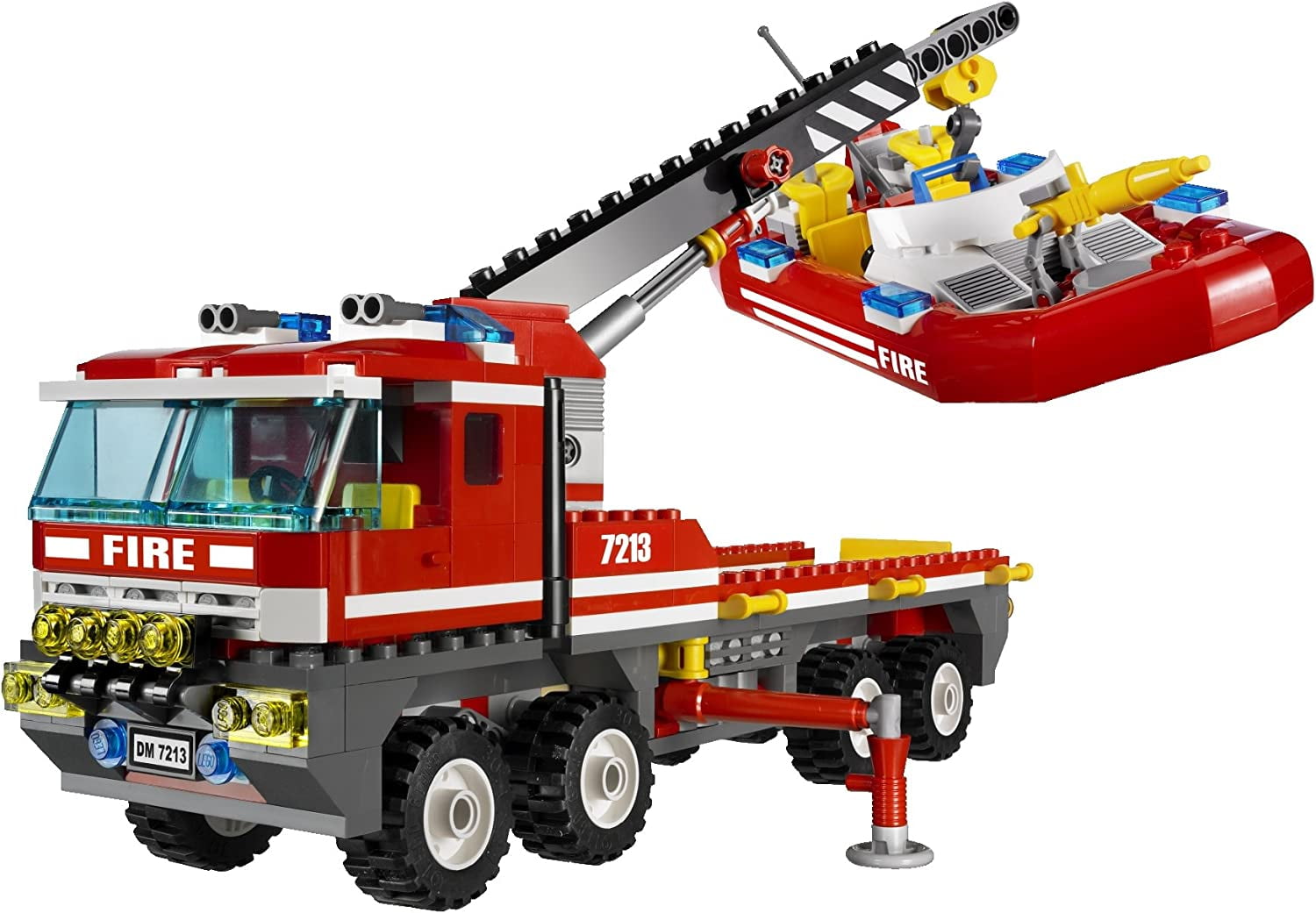 LEGO City Off Road Fire Truck Fireboat Exclusive Set 7213 Walmart