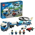 thumbnail image 1 of LEGO City Police Helicopter Transport 60244 Building Set for Kids (317 Pieces), 1 of 7