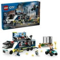 thumbnail image 1 of LEGO City Police Mobile Crime Lab Truck Toy, Pretend Play Police Toy, Includes Quad Bike, 2 Officers, 1 Scientist and 2 Crook Minifigures, Police Truck Toy for Kids Ages 7 Plus, 60418, 1 of 9