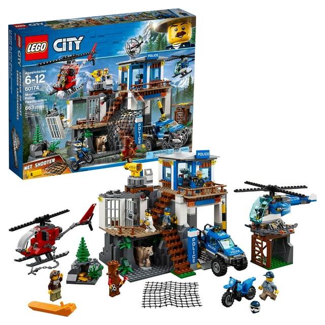 LEGO City Police Mountain Police Headquarters 60174