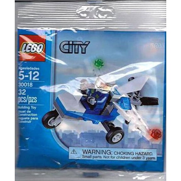 LEGO City Police Plane Mini Set #30018 [Bagged]