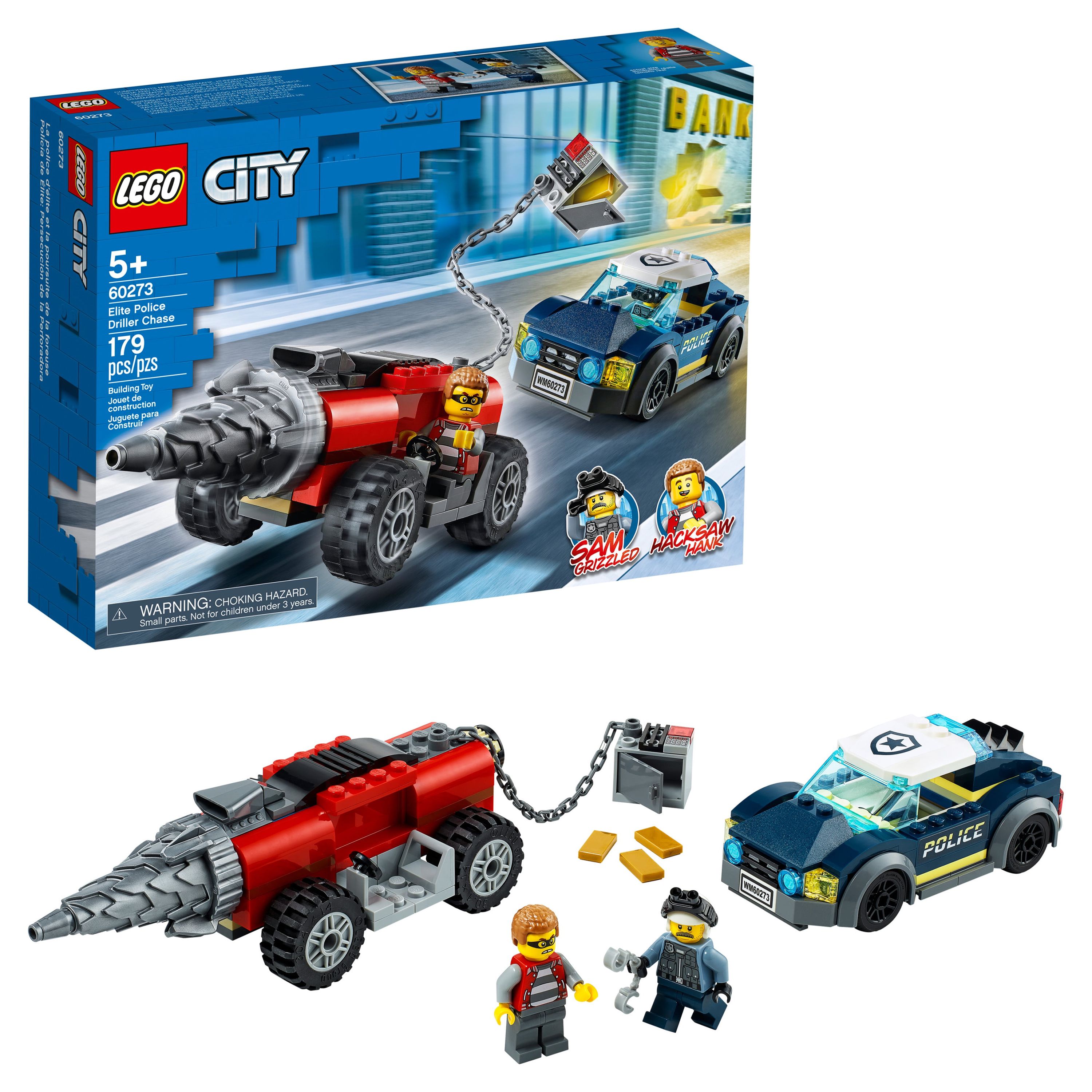 LEGO City Police Police Driller Chase 60273 - image 1 of 8