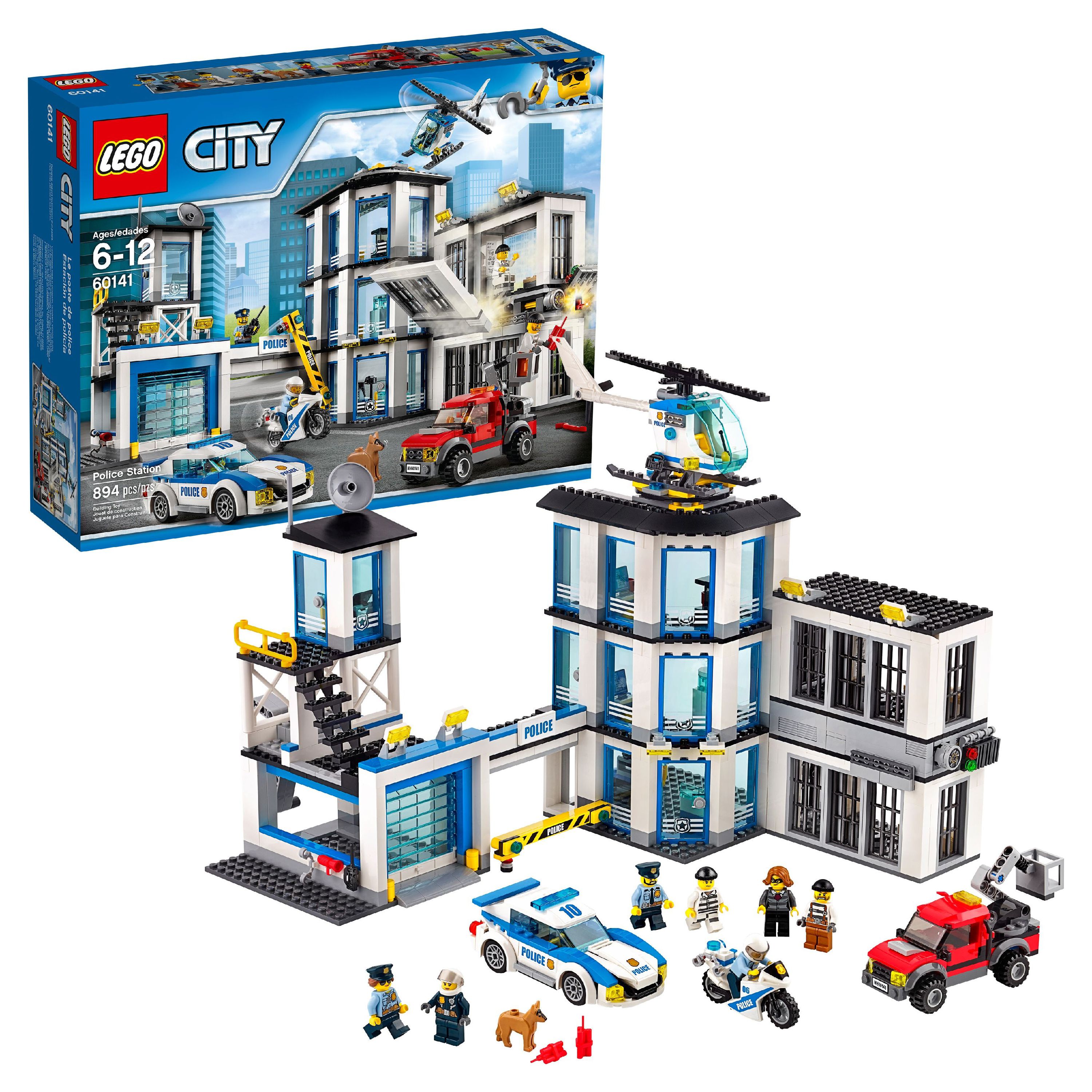 LEGO City Police Station 60141 Building Set (894 Pieces) - image 1 of 7