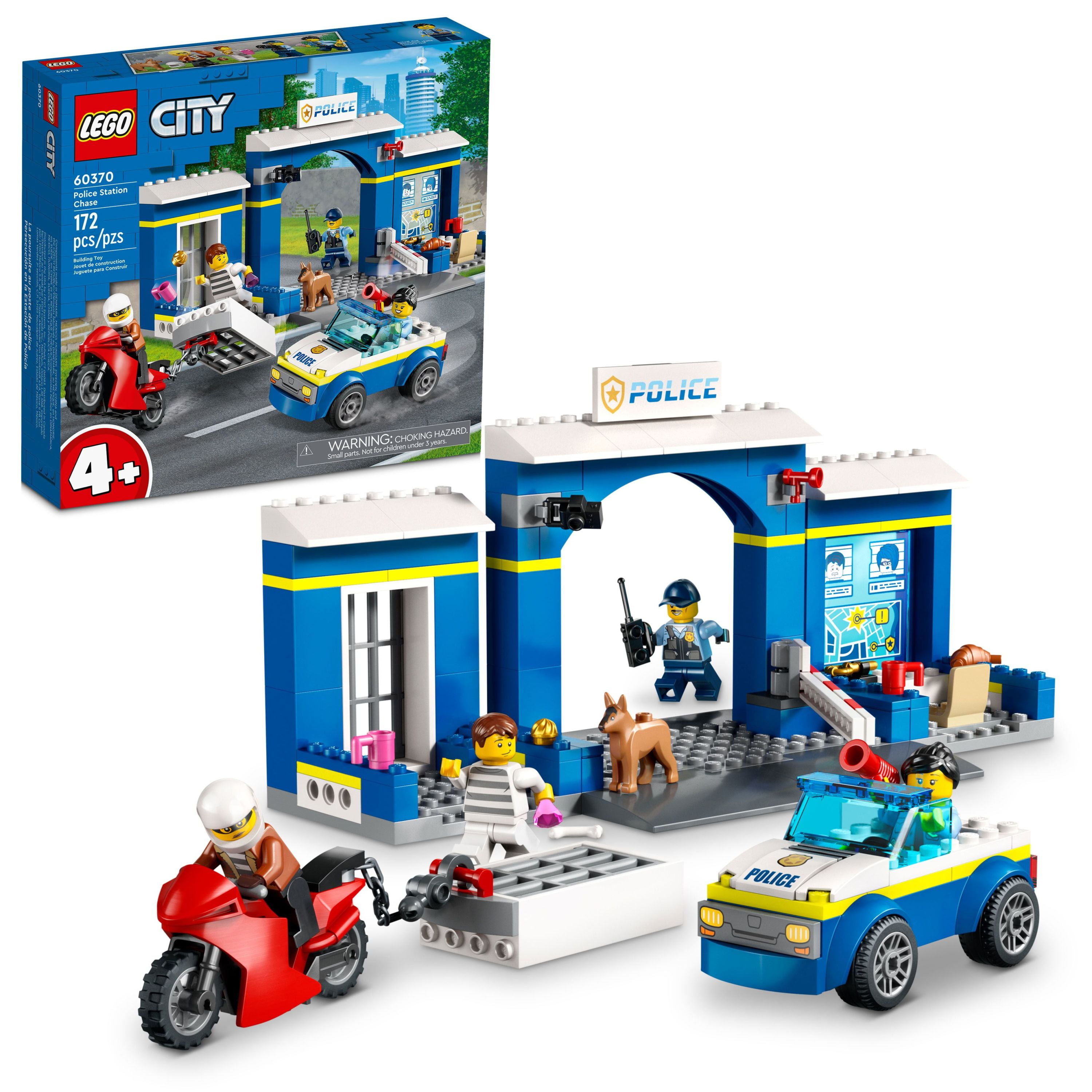 LEGO Police Chase with Police Car Toy 60370 Walmart.com