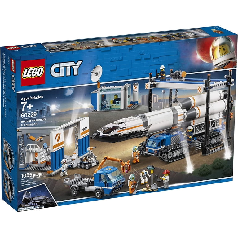 LEGO City Rocket Assembly & Transport 60229 Building Kit, NASA