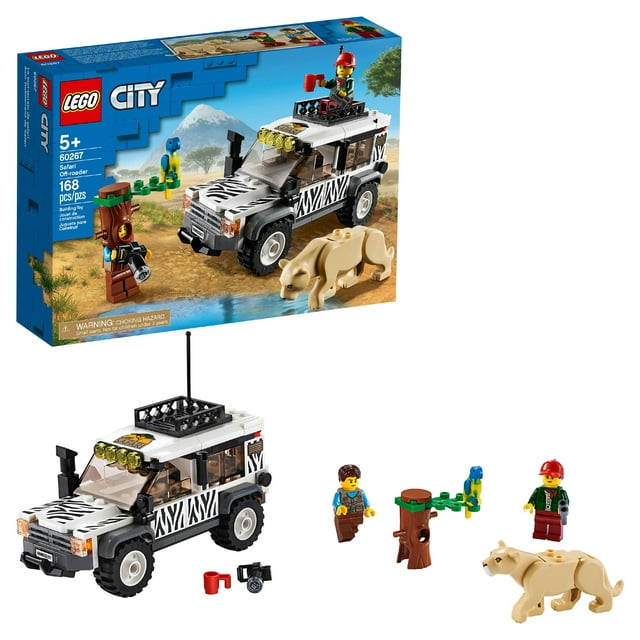 LEGO City Safari Off-Roader 60267 Building Kit for Kids (168 Pieces)