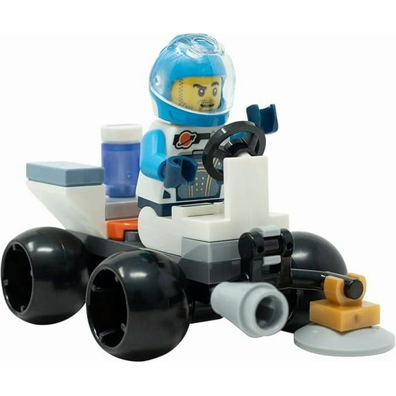 LEGO City: Space Astronaut Minifigure with Moon Rover