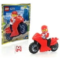 thumbnail image 1 of LEGO City Speed Racers Minifigure - Motorcycle Racer with Driver Foil Pack (12 Piece), 1 of 6