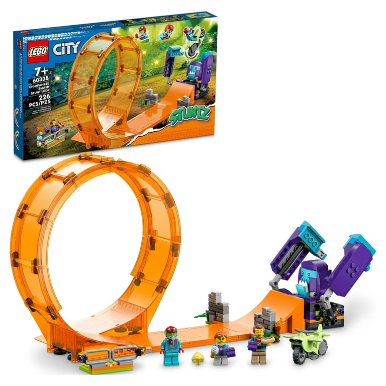 LEGO City Stuntz Smashing Chimpanzee Stunt Loop 60338 with Flywheel Toy LEGO City Stuntz Smashing Chimpanzee Stunt Loop 60338 with Flywheel Toy