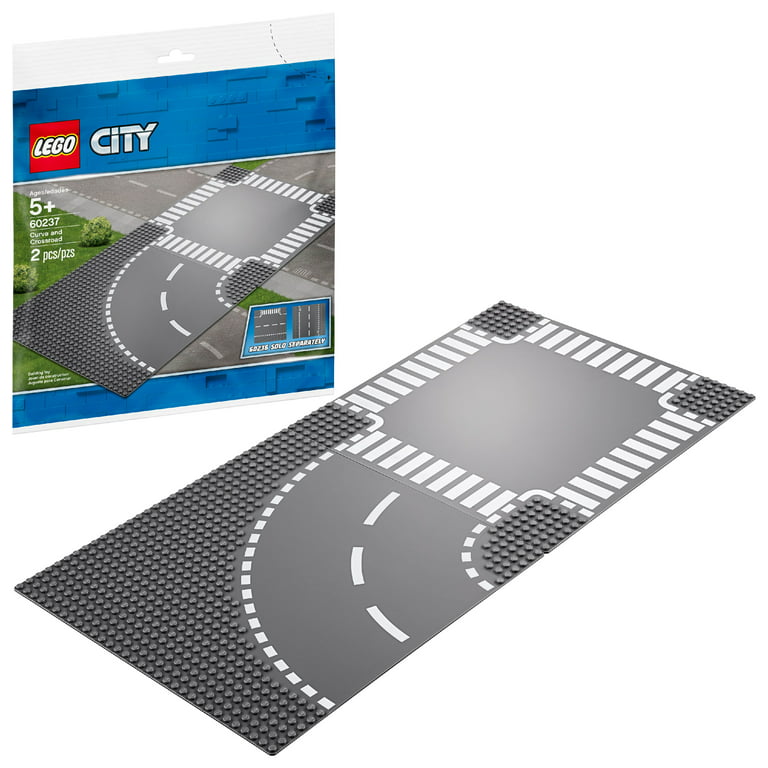 LEGO City Supplementary Curve and Crossroad 60237