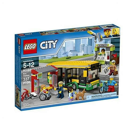 LEGO City Town Bus Station 60154 Building Kit (337 Piece)