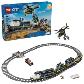 LEGO City Police Train Heist Building Toy - Train Set with Police Car Toy for Boys & Girls, Ages 7+ - Pretend Play Set for Kids - Gifts for Birthdays - 60508