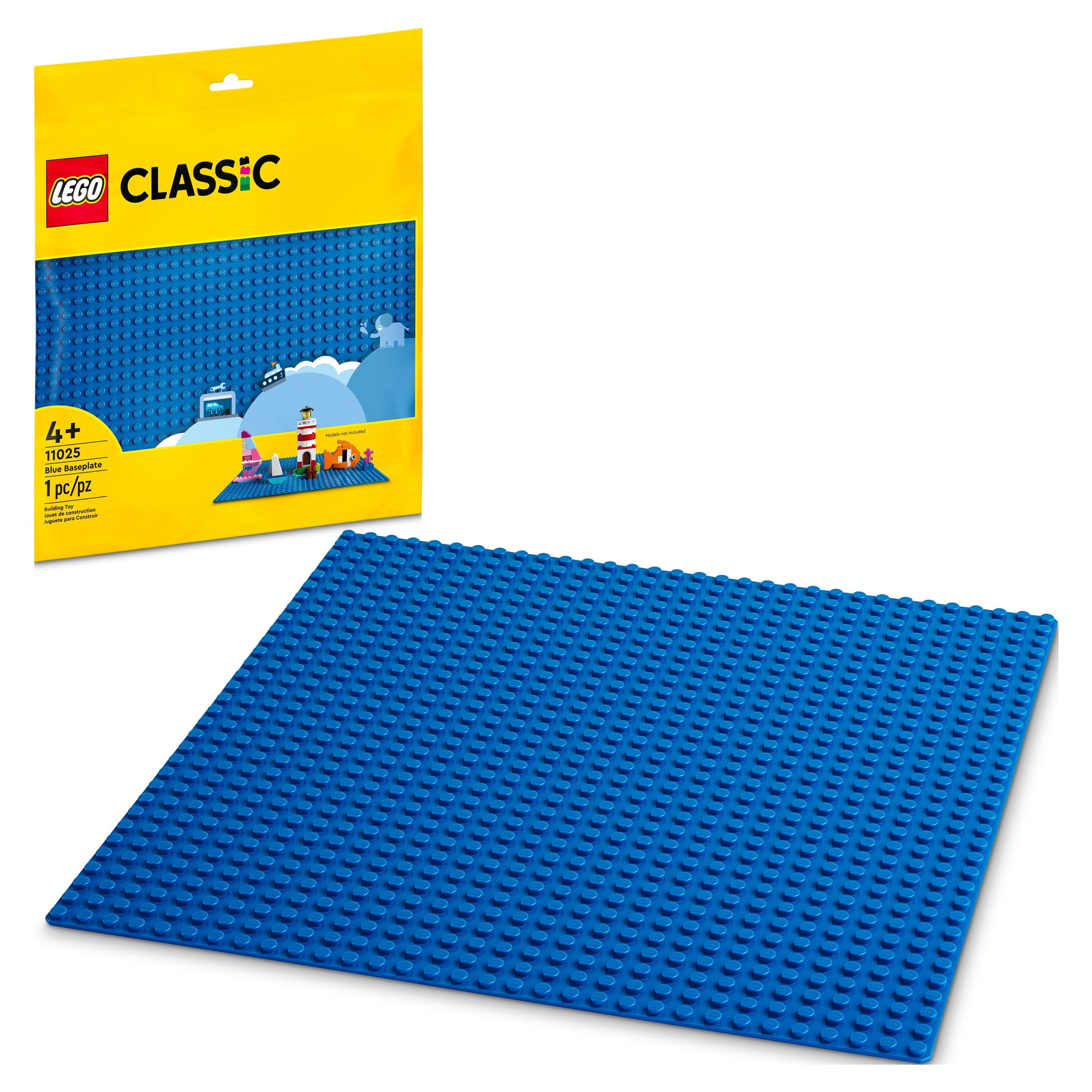LEGO Classic Gray Baseplate 11024 Building Kit; Square 48x48 Landscape for  Open-Ended Imaginative Building Play; Can Be Given as a Birthday, Holiday  or Any-Day Gift for Kids Aged 4 and up (1