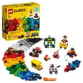 thumbnail image 1 of LEGO Classic Bricks and Wheels Kit 11014, Play and Create Your Own Version of LEGO Masters,  Includes a Toy Car, Train, Bus, Robot, Skateboarding Zebra, Race Car, Bunny in a Wheelchair, and More, 1 of 8