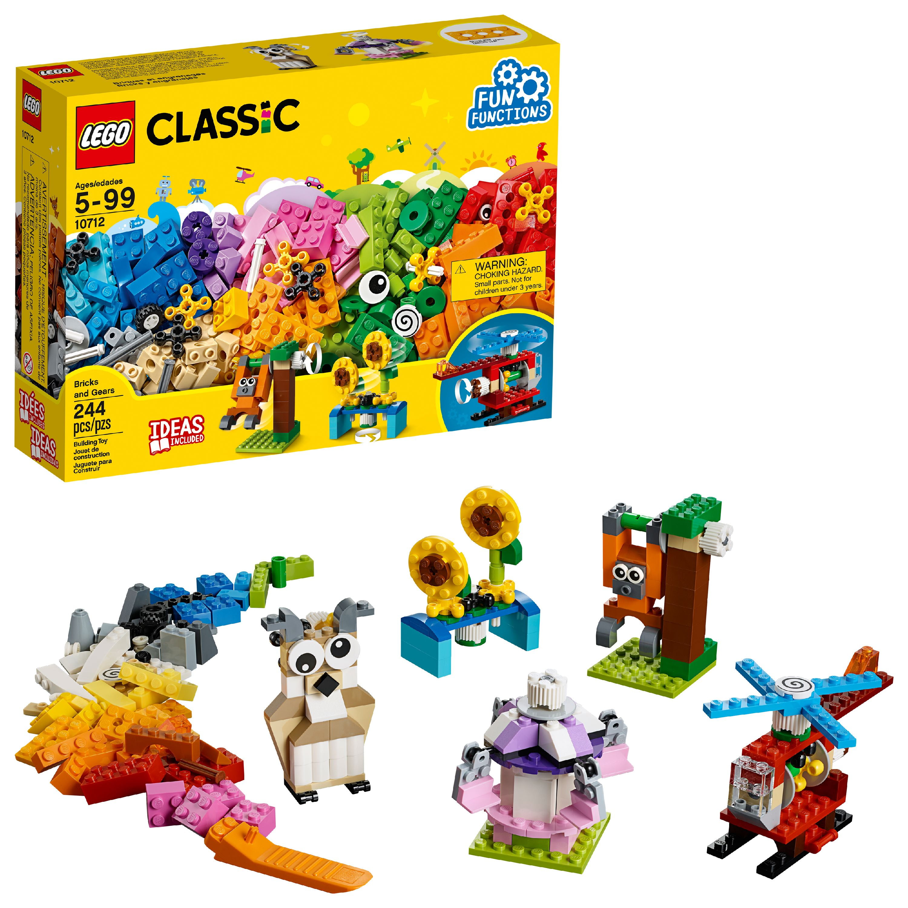 madlavning ekspedition Mob LEGO Classic Bricks and Gears 10712 - Walmart.com