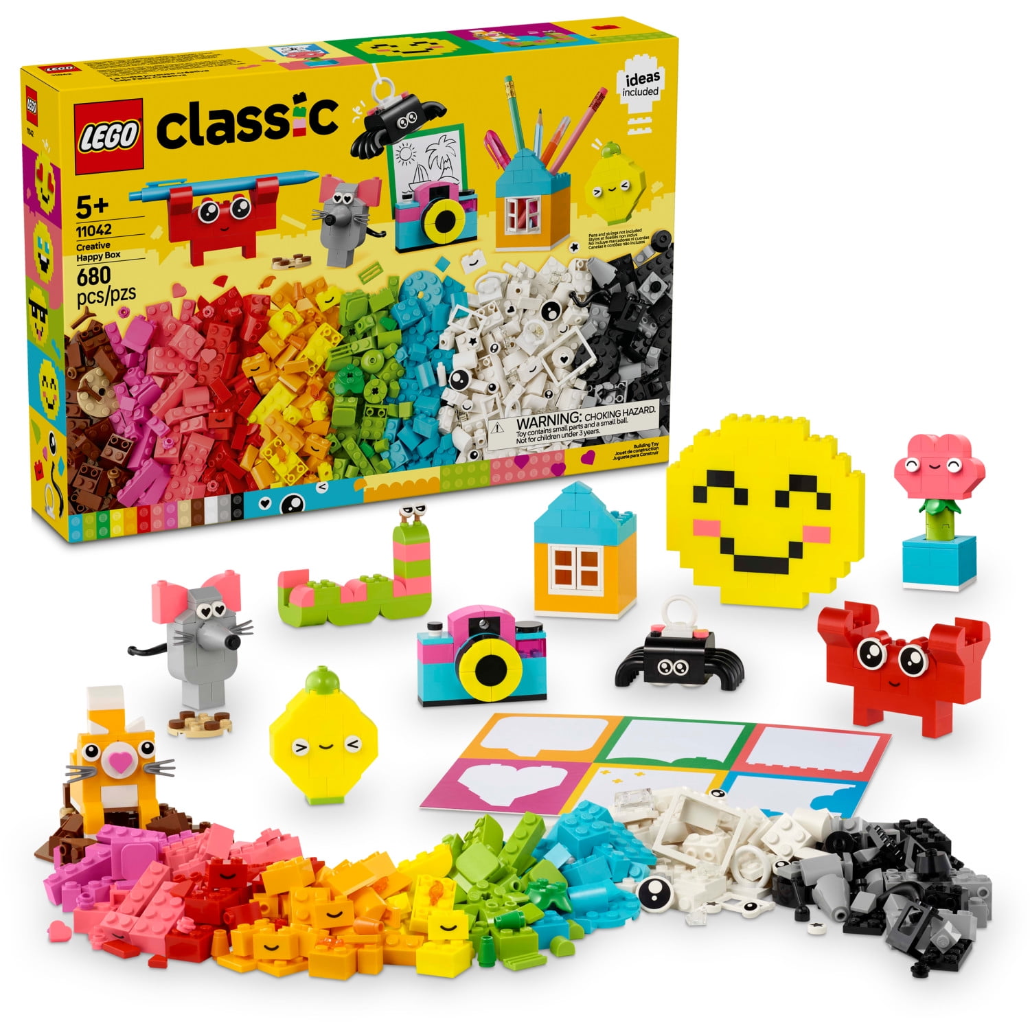 LEGO Classic Creative Happy Box Building Toy Set Building Blocks