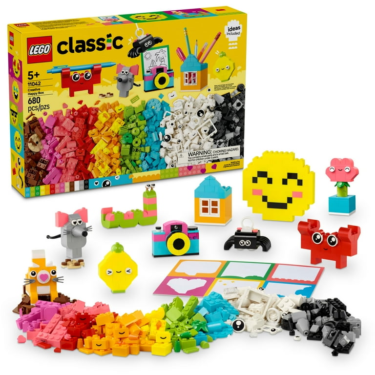 LEGO Classic Creative Happy Box Building Toy Set Building Blocks