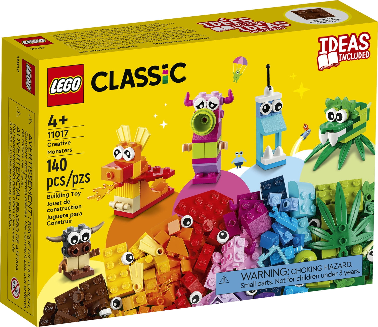 LEGO Classic Creative Monsters 11017 Toy Set for Masters Walmart