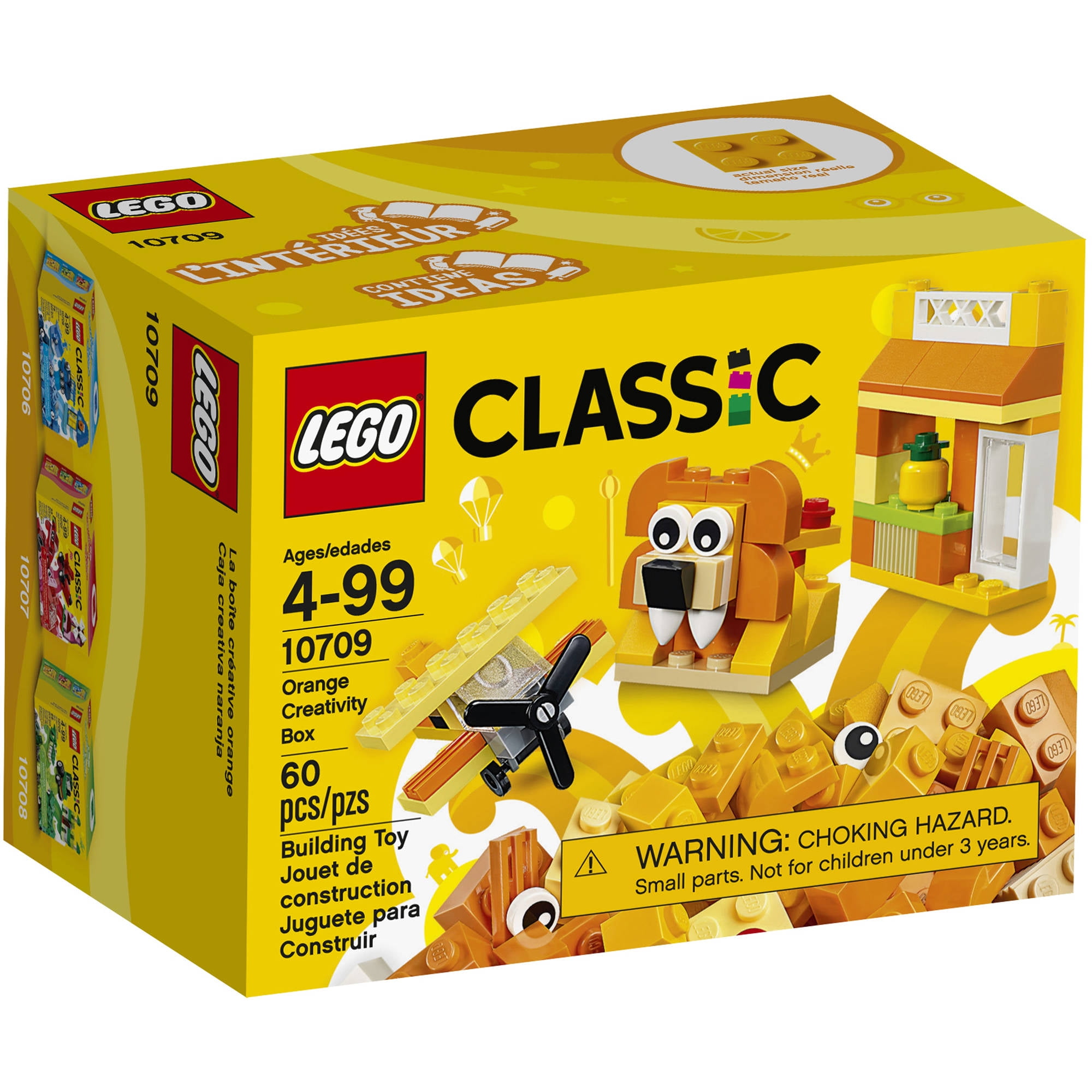 Wonderbaarlijk Kwelling Spektakel LEGO Classic Creativity Box, Orange 10709 (60 Pieces) - Walmart.com