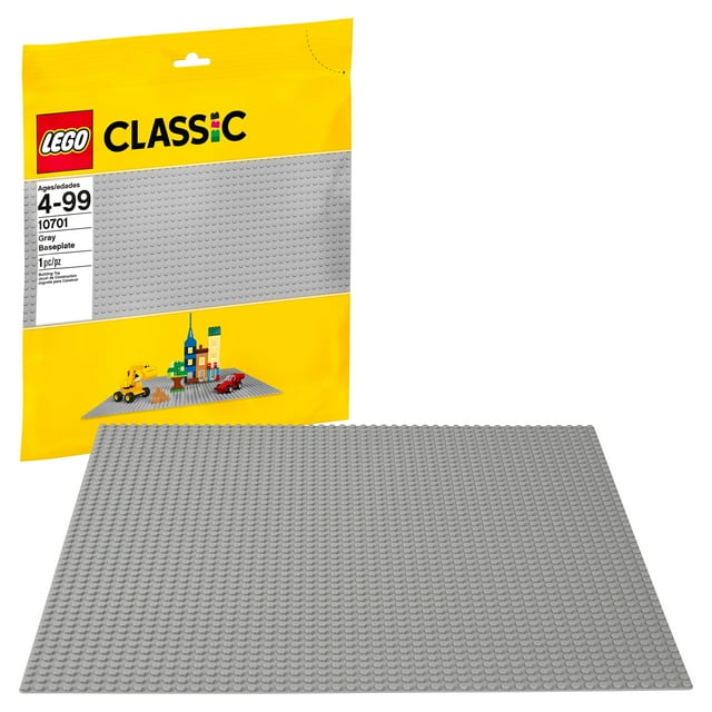 LEGO Classic Gray Baseplate 10701 Building Accessory (1 Piece)