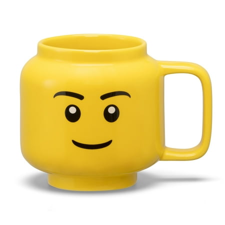Room Copenhagen - LEGO: Classic Yellow Minifigures Boy Ceramic Mug, 17.9 oz