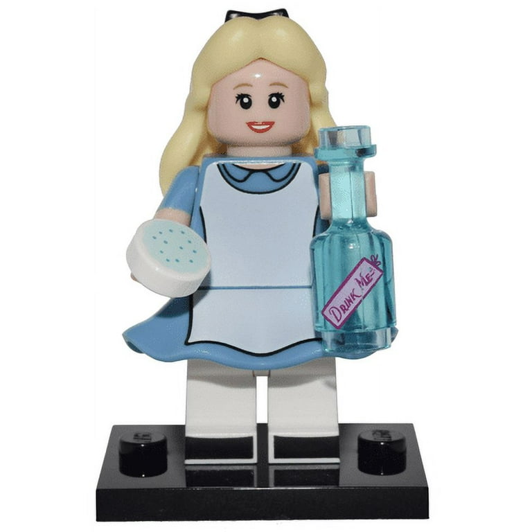 Lot of 2 Disney Series 1 Lego Mini Figures Alice in Wonderland