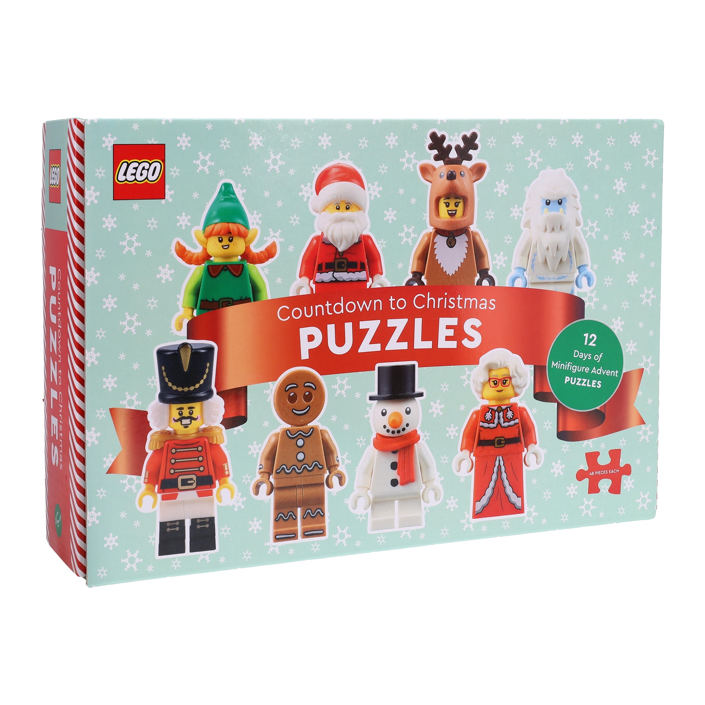 LEGO Countdown to Christmas Puzzles 12 Days of Minifigure Advent Puzzles