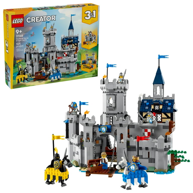 LEGO Creator in Medieval Horse Knight Castle Building Toy for