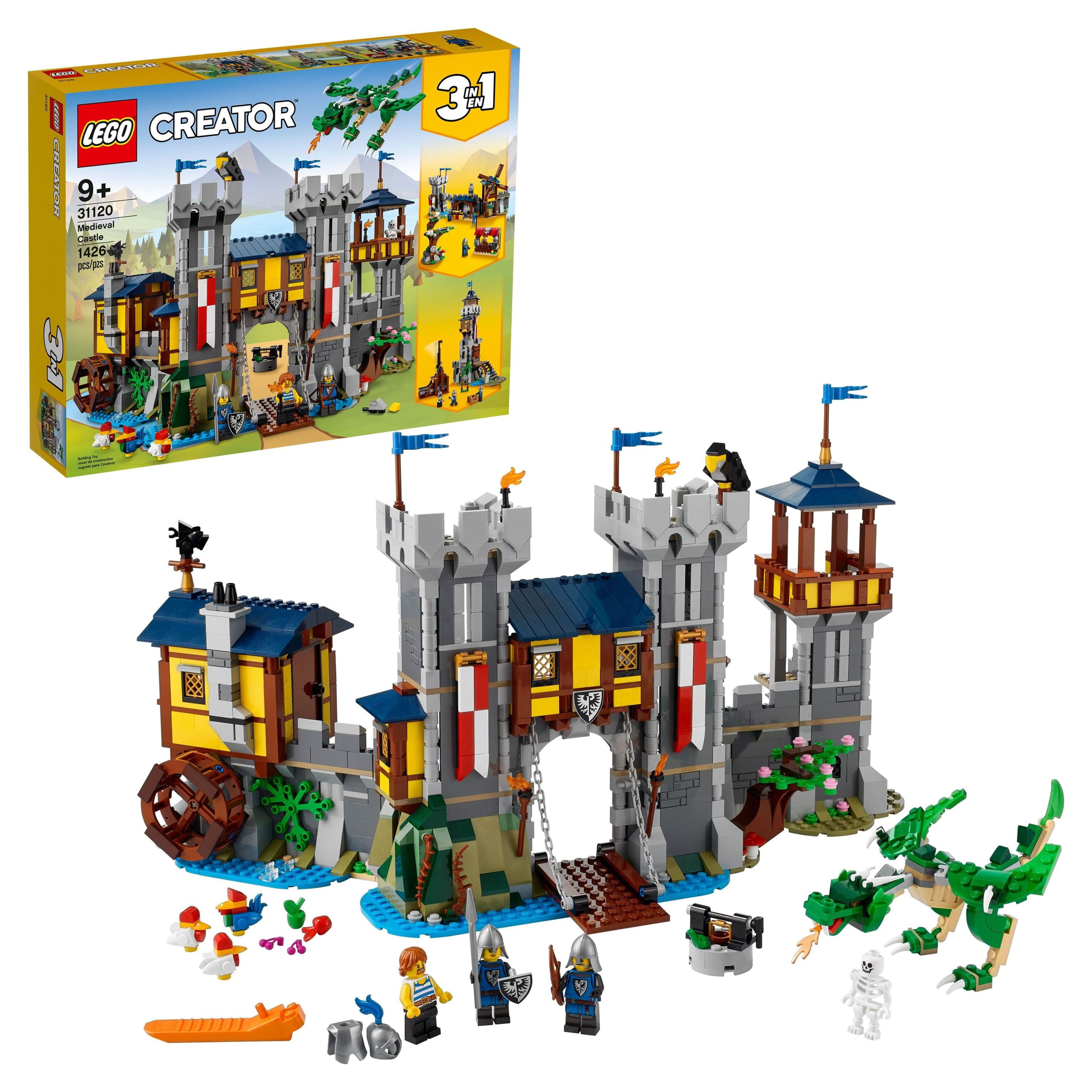 LEGO Harry Potter Hogwarts Courtyard: Sirius's Rescue 76401 Castle Tower  Toy, Collectible Set with Buckbeak Hippogriff Figure and Prison Cell 