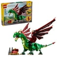 thumbnail image 1 of LEGO Creator 3 in 1 Medieval Dragon Toy - Building Toy with 3 Build Options, Dragon, Sea Serpent, or Phoenix - Fantasy Set for Kids, Boys and Girls, Ages 9+ - Gift Idea for Birthdays - 31161, 1 of 8