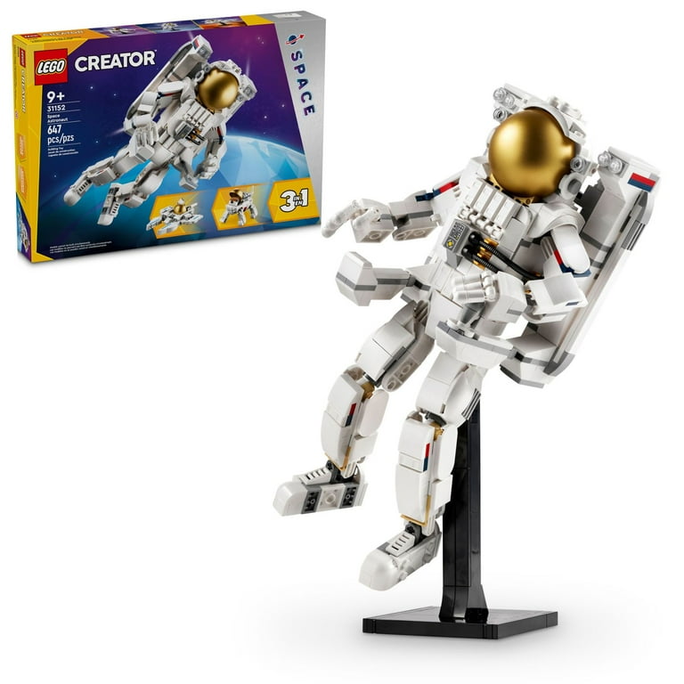 LEGO Creator in Space Astronaut Toy, Building Set Transforms