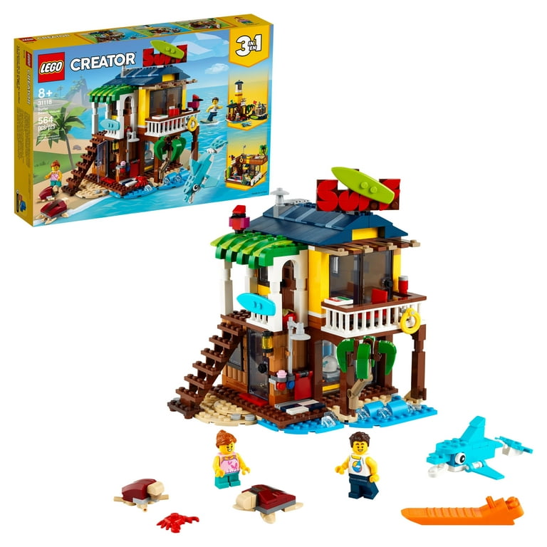 LEGO Creator 3 in 1 Dolphin and Turtle Toys for Kids, Transforms