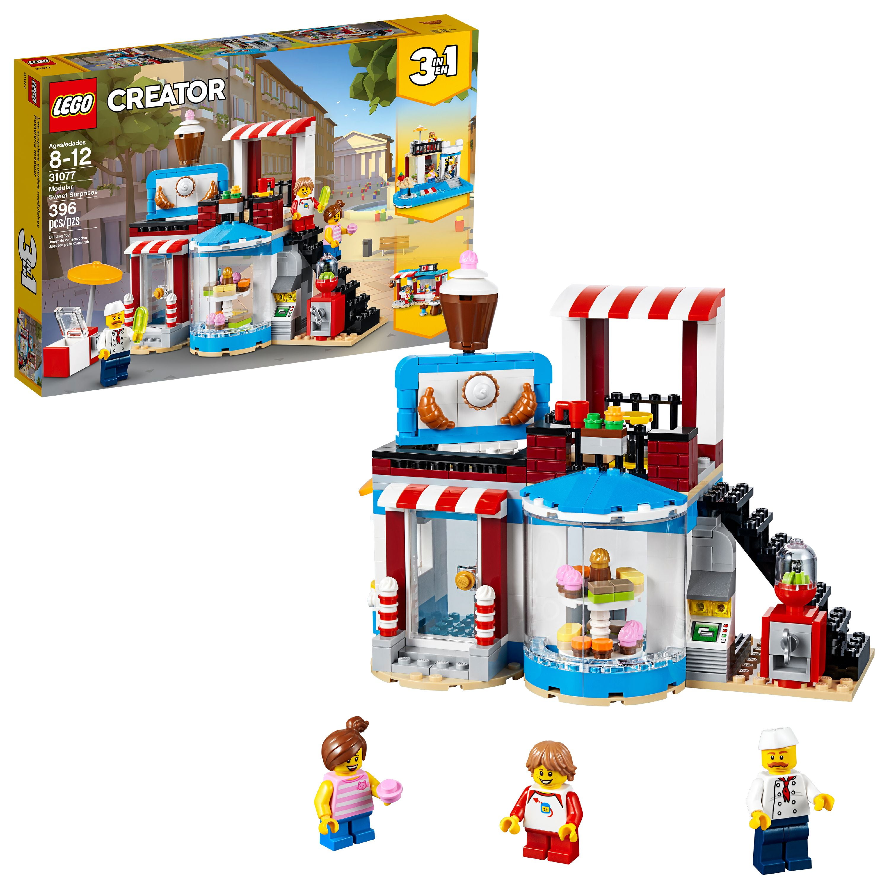 Gemme luge forsikring LEGO Creator 3in1 Modular Sweet Surprises 31077 (396 Pieces) - Walmart.com