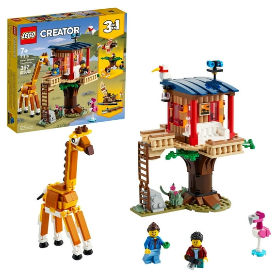 LEGO® Creator Safari Wildlife Tree House 31116, New 2021 (397 Pieces)