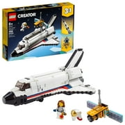 LEGO Creator 3in1 Space Shuttle Adventure Building Kit - Cool Toys for Kids Who Love Space & Rockets - 31117