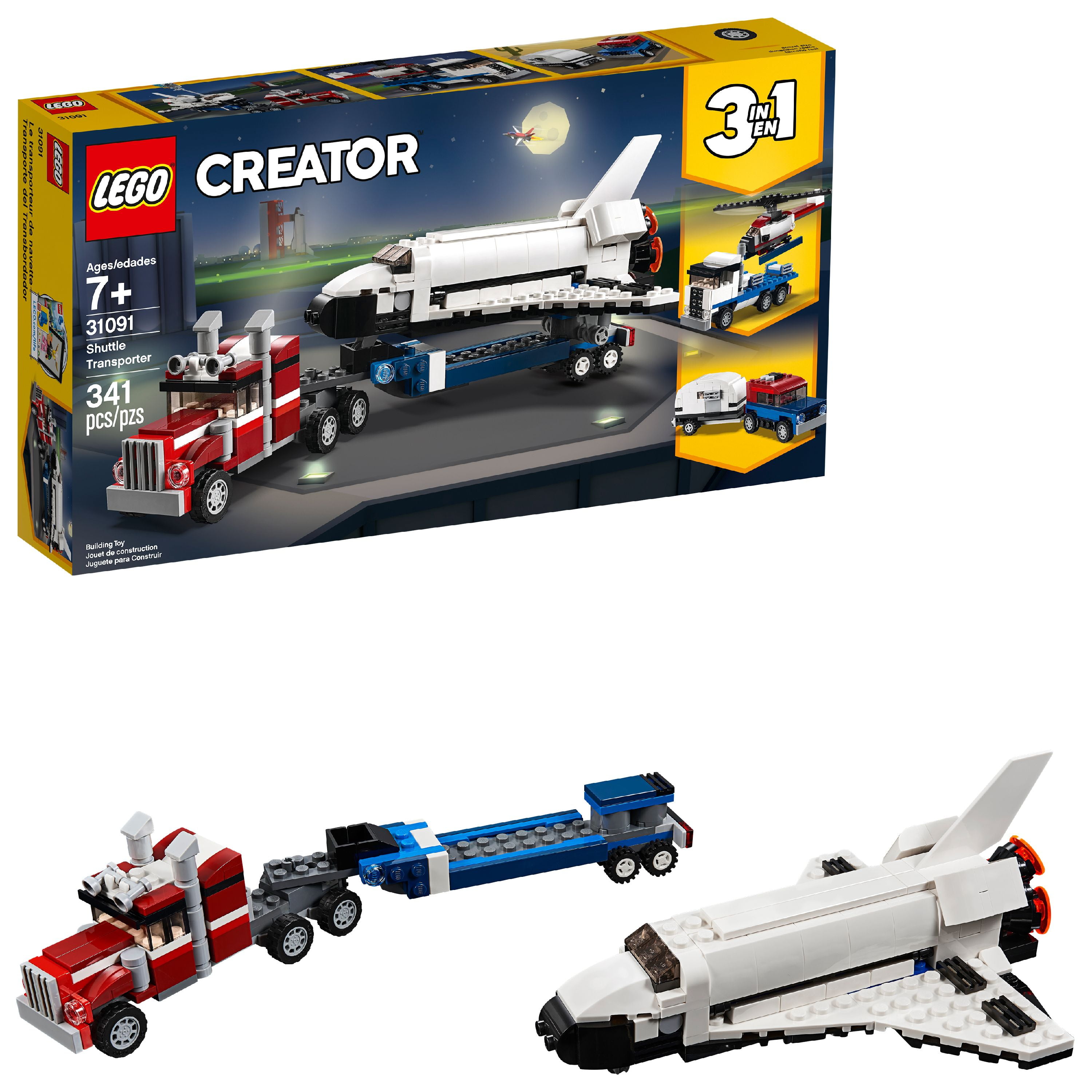 LEGO Creator Space Shuttle Transporter Building 31091 - Walmart.com